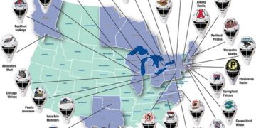 Carte des Equipes AHL