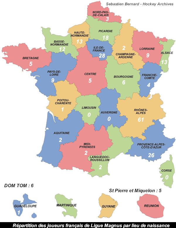 carte region france