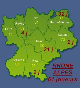 map rhone alpes