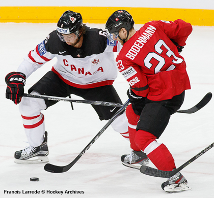 Le Canada déroule contre la Suisse