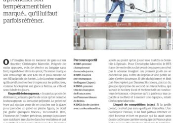 Article du Moniteur sur Christophe Marcelle