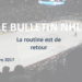Bulletin NHL : la routine est de retour