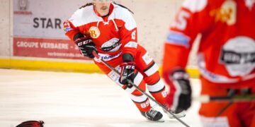 Romain Sadoine, entraîneur-joueur de Valenciennes en Division 2. Photo fournie par le club de Valenciennes.
