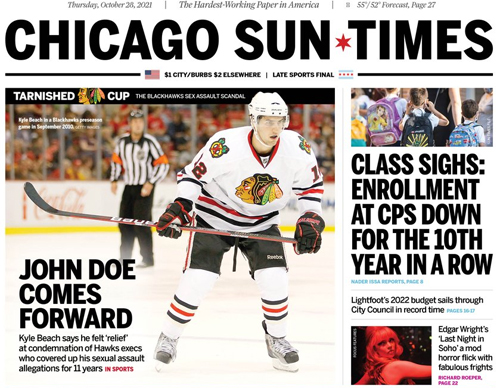 chicago sun times une