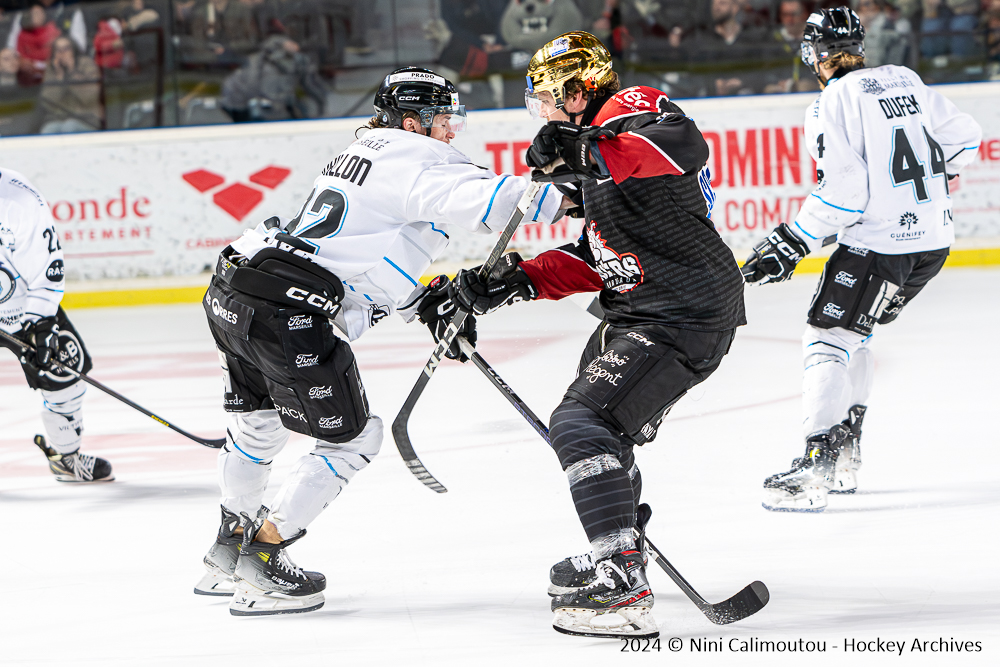 16 03 2024 slm playoffs quarts match #5 boxers de bordeaux vs spartiates de marseille