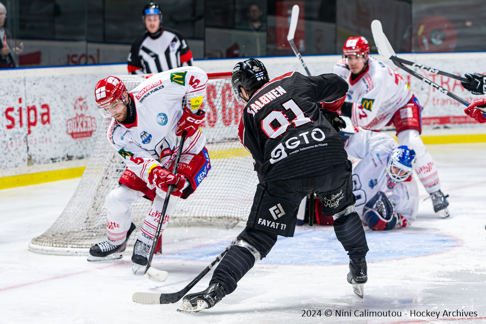 22 03 2024 slm playoffs demis match #1 boxers de bordeaux vs brûleurs de loups de grenoble