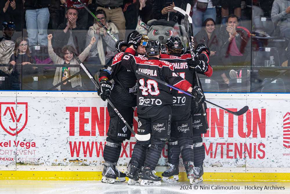 22 03 2024 slm playoffs demis match #1 boxers de bordeaux vs brûleurs de loups de grenoble