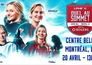 affiche pwhl montréal centre bell