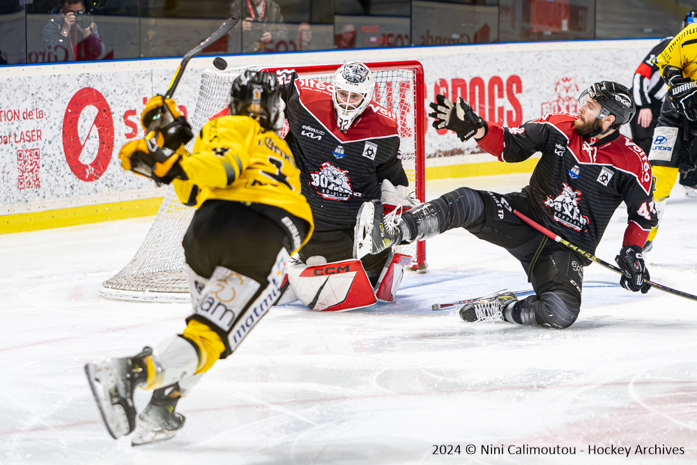 09 04 2024 slm playoffs finales match #3 boxers de bordeaux vs dragons de rouen