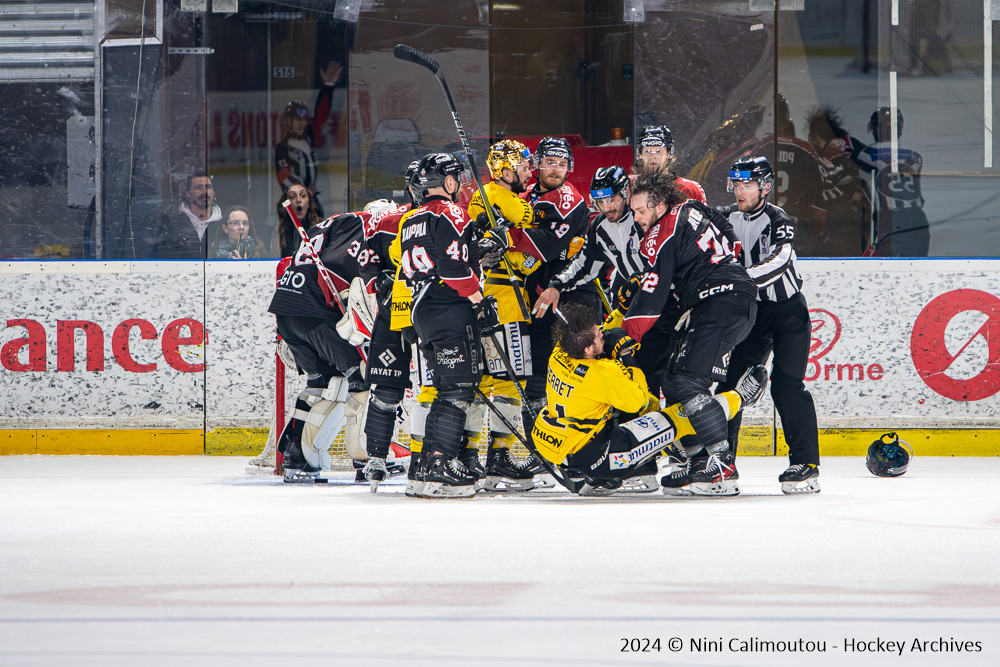 10 04 2024 slm playoffs finales match #4 boxers de bordeaux vs dragons de rouen