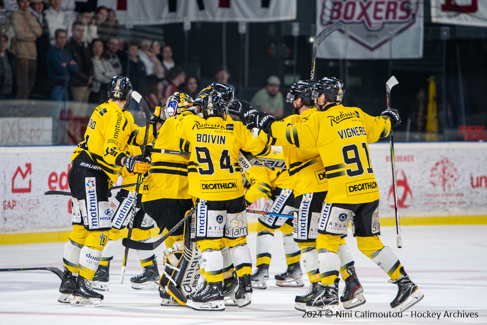 10 04 2024 slm playoffs finales match #4 boxers de bordeaux vs dragons de rouen