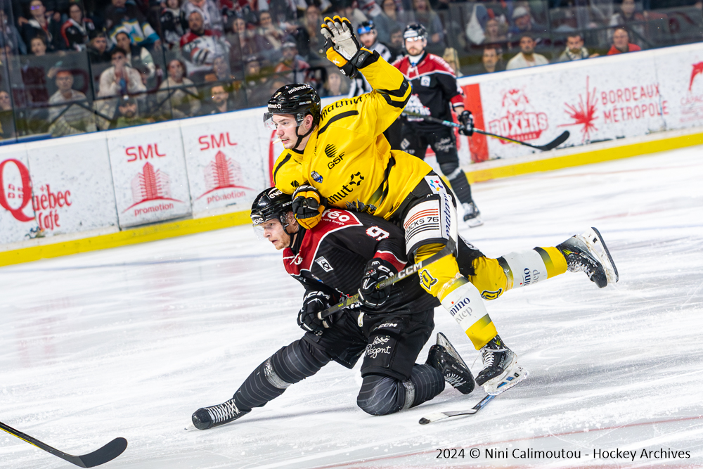 15 04 2024 slm playoffs finales match #6 boxers de bordeaux vs dragons de rouen