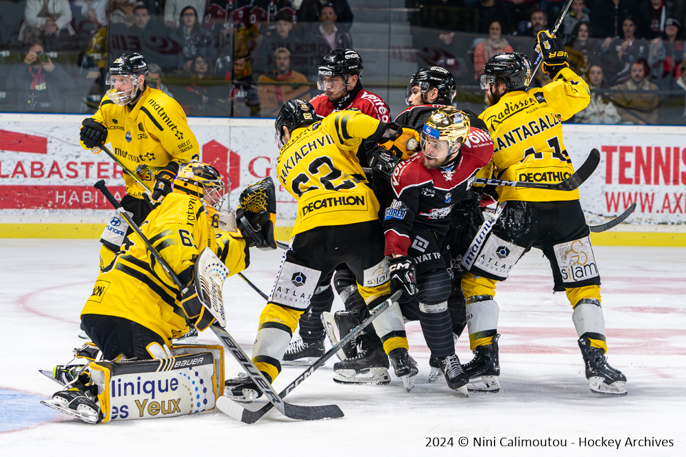 15 04 2024 slm playoffs finales match #6 boxers de bordeaux vs dragons de rouen