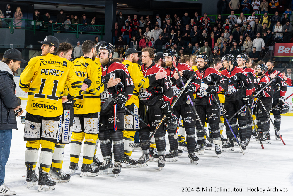 15 04 2024 slm playoffs finales match #6 boxers de bordeaux vs dragons de rouen