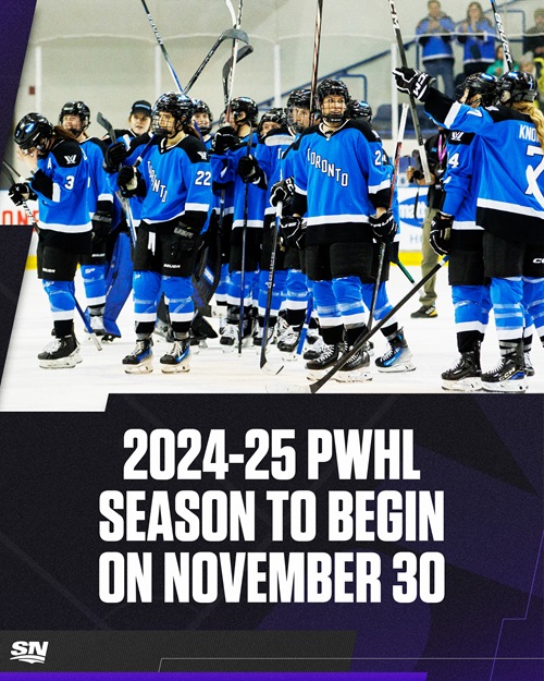 début de saison pwhl