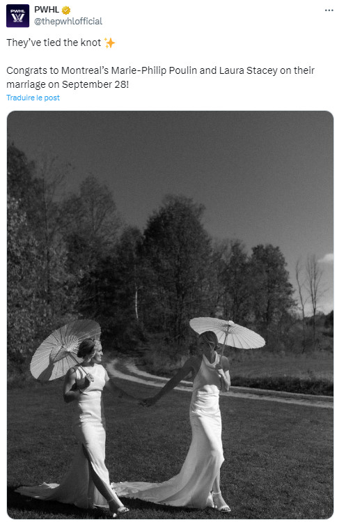 tweet mariage poulin stacey