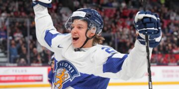 USA- FINLANDE - Photo : ANDRE RINGUETTE / IIHF Championnat du monde junior 2025