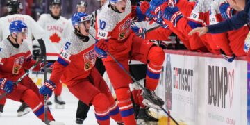Mondial Junior 2025 - Canada - Tchéquie - Photo André Ringuette IIHF