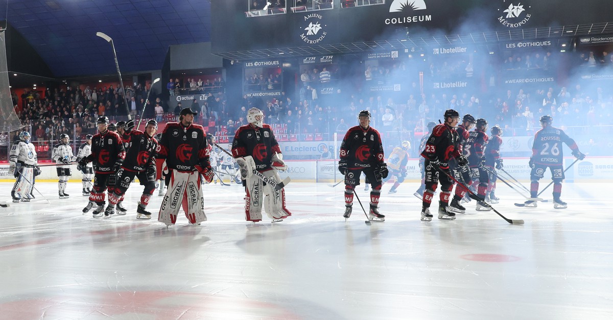Les Gothiques d'Amiens avant la rencontre contre Marseille