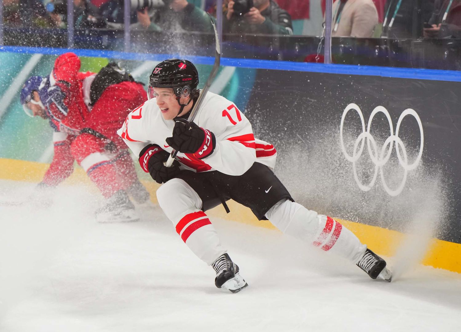 Canada's Macklin Celebrini #17 - Photo by Andrea Cardin/IIHF