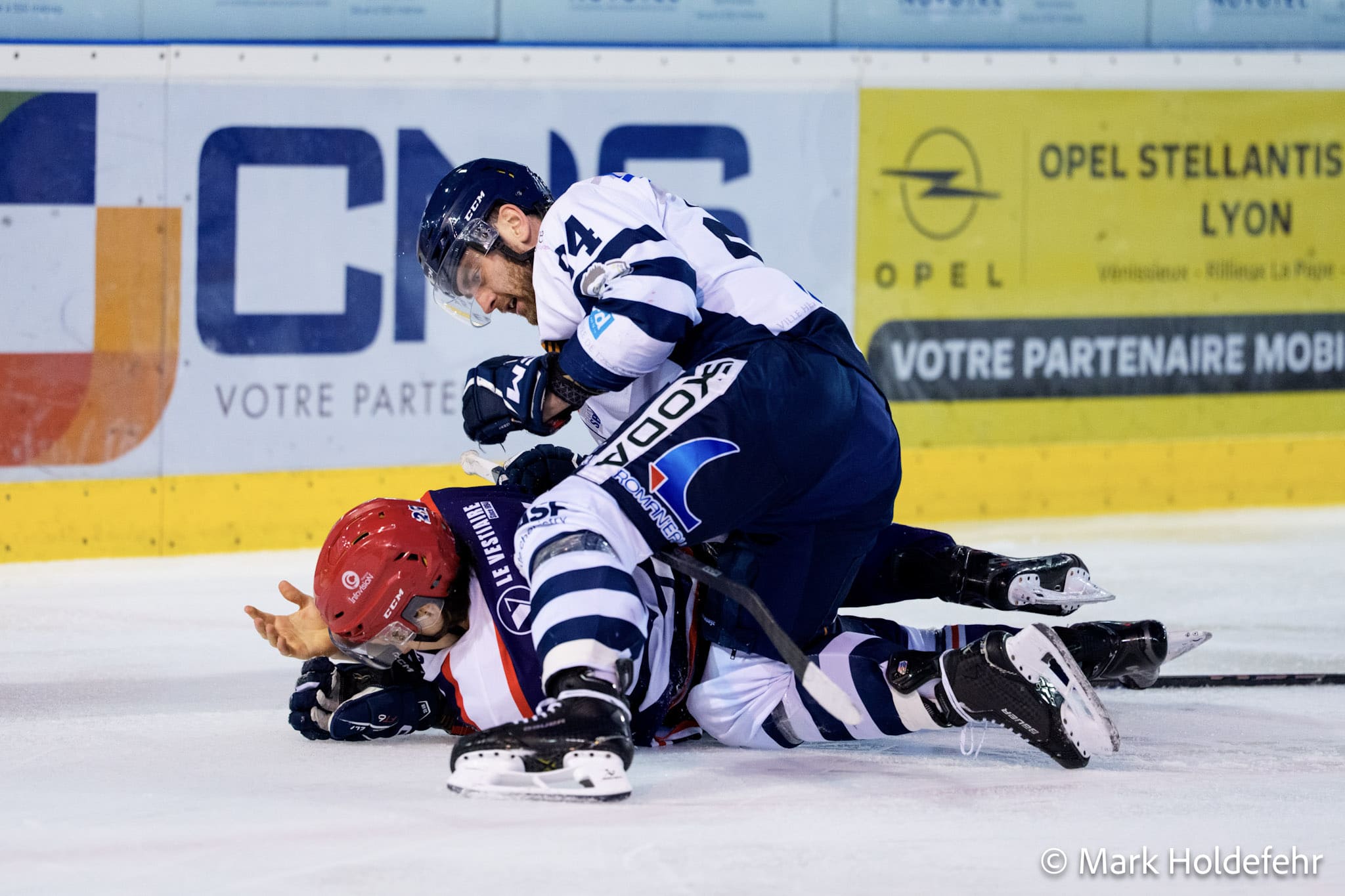 Match hockey Lyon vs Dunkerque playoffs D1 2026 patinoire Charlemagne