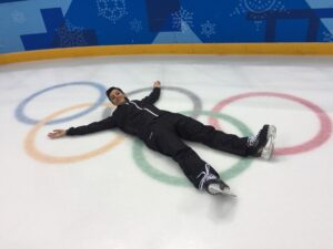 Charlotte Girard-Fabre sur la glace olympique