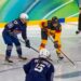 Joueuses de hockey France-Allemagne lors d’un engagement
