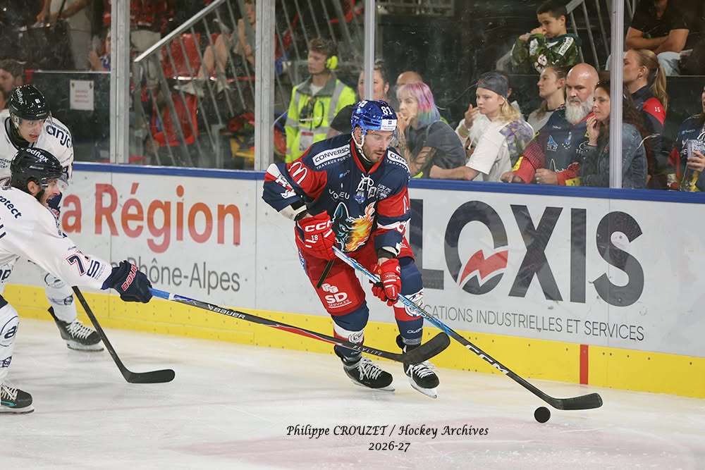 L’équipe-type de Ligue Magnus de septembre 2026