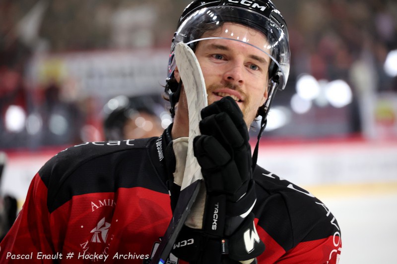 Jere Vertanen (Amiens) face à Bordeaux au Coliséum, le 25 octobre 2026